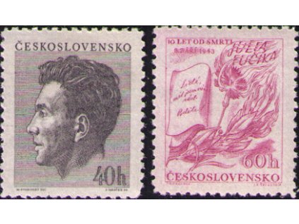 ČS 1953 / 0743-0744 / J. Fučík **