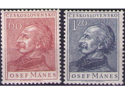 ČS 1953 / 0760-0761 / J. Mánes **