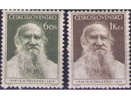 ČS 1953 / 0764-0765 / L. N. Tolstoj **