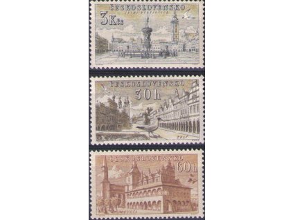 ČS 1954 / 0808-0810 / Mestá **