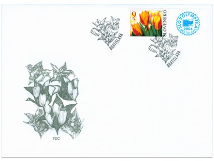 SR 2004 / 320 / Pozdravné blahoželanie / FDC