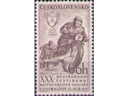 ČS 1955 / 0852 / Motocyklová súťaž **