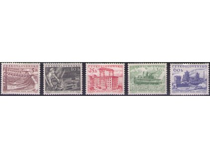 ČS 1956 / 0868-0872 / II. päťročný plán **