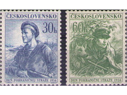 ČS 1956 / 0898-0899 / Pohraničná stráž **