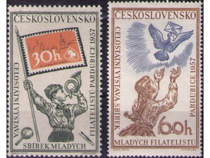 ČS 1957 / 0948-0949 / Výstava Pardubice **