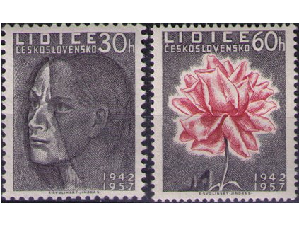 ČS 1957 / 0950-0951 / Lidice **