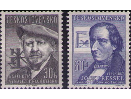 ČS 1957 / 0952-0953 / Vynálezcovia **