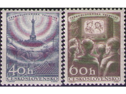 ČS 1957 / 0961-0962 / Čs. televízia **