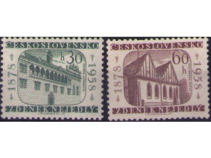 ČS 1958 / 0980-0981 / Zdeněk Nejedlý **