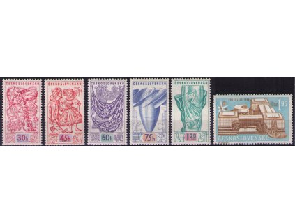 ČS 1958 / 0985-0990 / Svetová výstava EXPO **