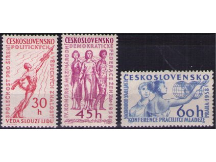 ČS 1958 / 0996-0998 / Politické udalosti **