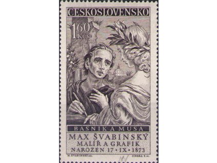 ČS 1958 / 1013 / Max Švabinský **