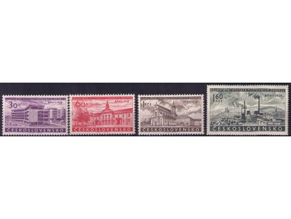 ČS 1958 / 1014-1017 / Výstava známok Brno 58 **
