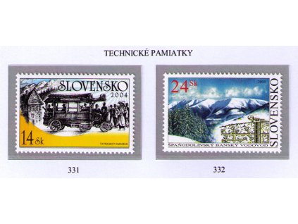 SR 2004 / 331-332 / Technické pamiatky