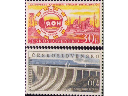 ČS 1959 / 1054-1055 / IV. všeodborový zjazd **