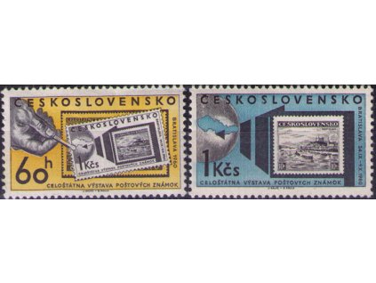 ČS 1960 / 1125-1126 / Výstava známok Bratislava **
