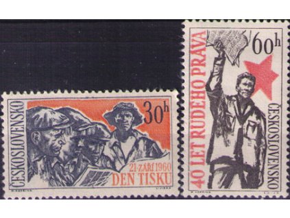 ČS 1960 / 1139-1140 / Deň tlače **