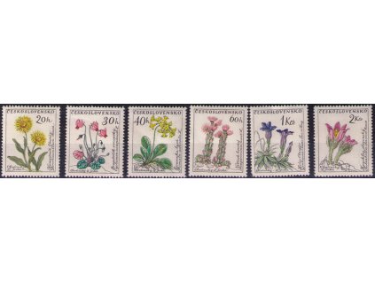 ČS 1960 / 1148-1153 / Kvety **