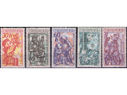 ČS 1961 / 1189-1193 / Čs. bábky **