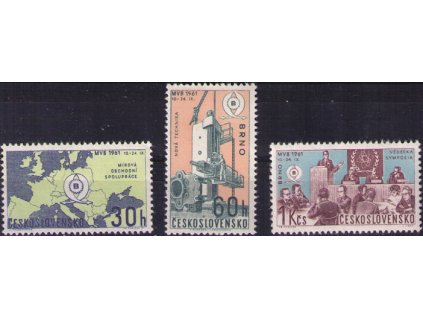 ČS 1961 / 1195-1197 / Veľtrh Brno **