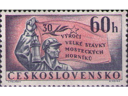 ČS 1962 / 1240 / 30. výr. mosteckého štrajku **