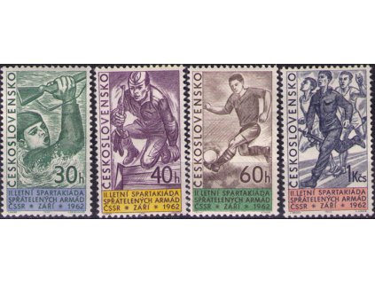 ČS 1962 / 1259-1262 / Spartakiáda spriatelených armád **