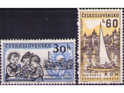 ČS 1962 / 1270-1271 / Jasle, rekreácie ROH **