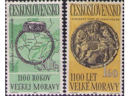 ČS 1963 / 1316-1317 / 1100. výročie Veľkej Moravy **