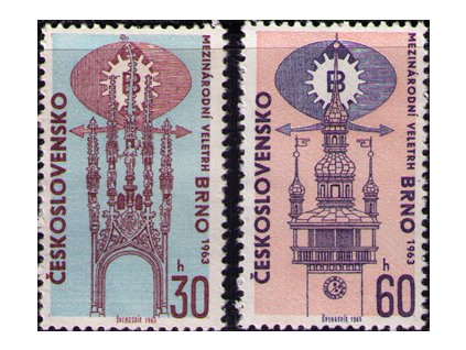 ČS 1963 / 1322-1323 / Veľtrh Brno **