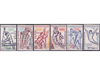 ČS 1963 / 1338-1343 / LOH Tokio **