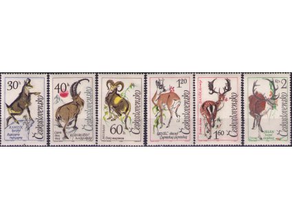 ČS 1963 / 1347-1352 / Lesná zver **