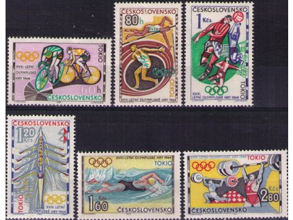 ČS 1964 / 1394-1399 / LOH Tokio **