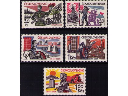 ČS 1965 / 1439-1443 / 20. výr. oslobodenia ČSR **