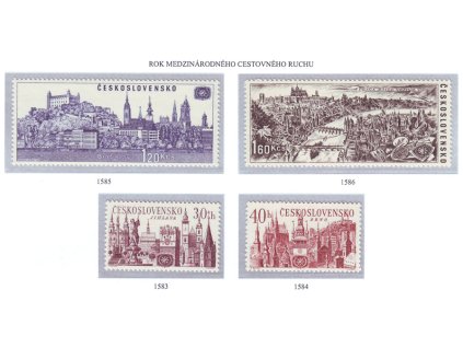 ČS 1967 / 1583-1586 / Mestá **