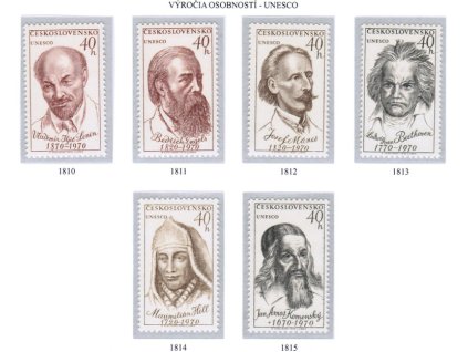 ČS 1970 / 1810-1815 / Osobnosti **