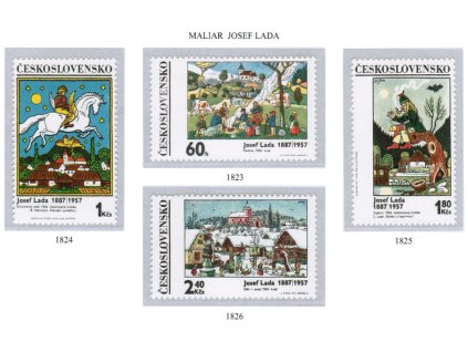 ČS 1970 / 1823-1826 / Josef Lada **