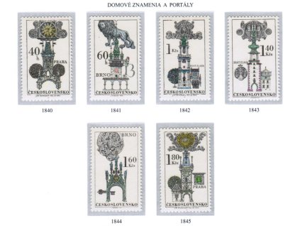 ČS 1970 / 1840-1845 / Domové erby a portály **