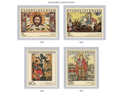 ČS 1970 / 1864-1867 / Slovenské ľudové ikony **