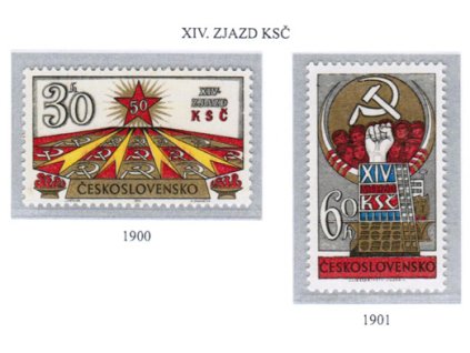 ČS 1971 / 1900-1901 / Zjazd KSČ **