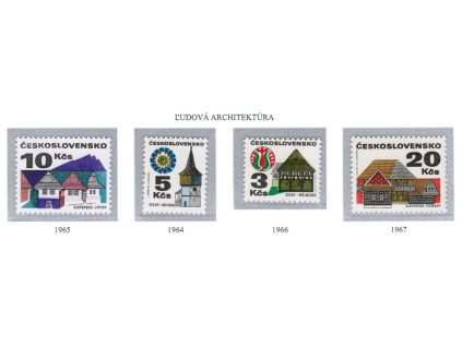 ČS 1972 / 1964-1967 / Ľudová architektúra (výplatné) **