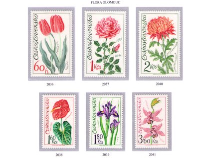 ČS 1973 / 2036-2041 / Flóra Olomouc **
