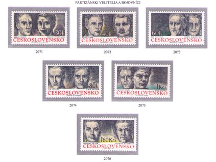 ČS 1974 / 2071-2076 / Partizáni **