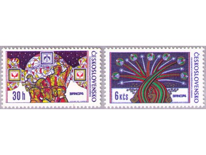 ČS 1974 / 2091-2092 / Výstava Brno 1974 **