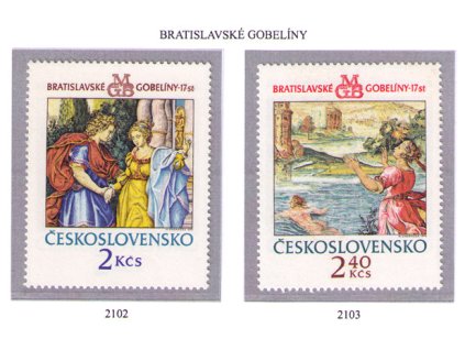 ČS 1974 / 2102-2103 / Bratislavské gobelíny I **