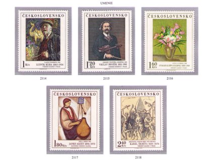 ČS 1974 / 2114-2118 / Umenie **