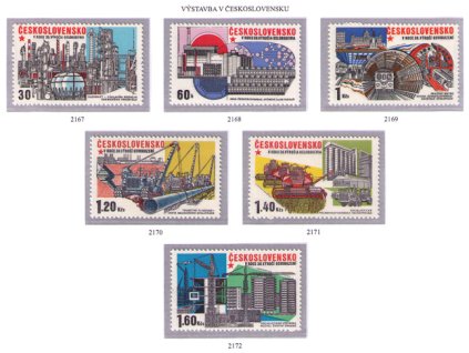 ČS 1975 / 2167-2172 / Socialisticá výstavba **