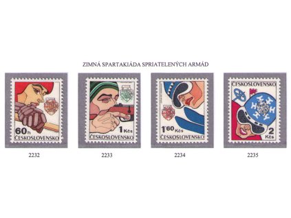 ČS 1977 / 2232-2235 / Spartakiáda spriatelených armád **