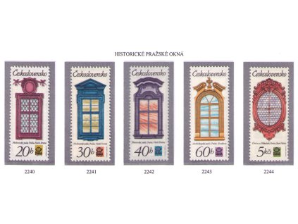 ČS 1977 / 2240-2244 / Pražské okná **