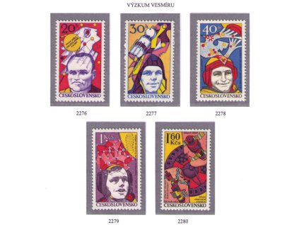 ČS 1977 / 2276-2280 / Výskum vesmíru **