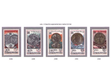 ČS 1978 / 2298-2302 / Kremnická mincovňa **